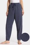 Rosaline Waffle Knit Cotton Relax Fit Pyjama - Medieval Blue — thumbnail 1